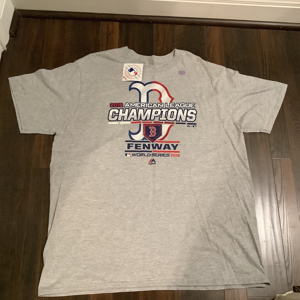*New* 2018 Boston Red Sox World Series Alds Champs 2XL Majestic T Shirt